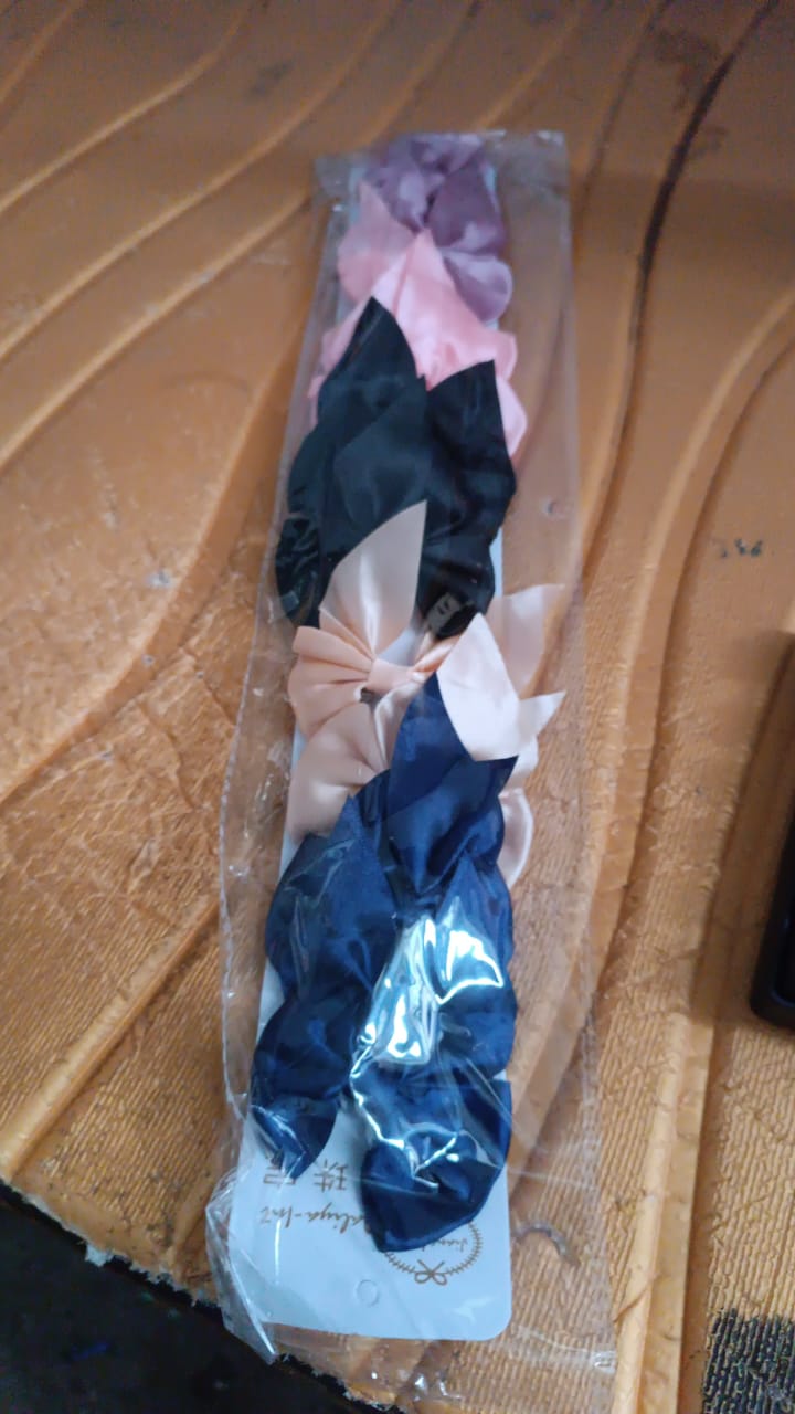 Premium Satin Bow Hair Clip Set for Girls and Women  (10 pc)